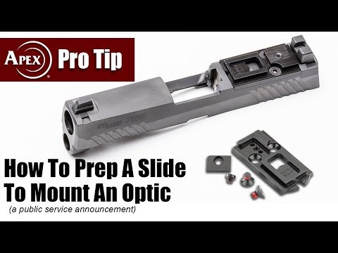 Apex Optic Mount for ACRO/MPS* – Sig P320 Sig-LOC Slide Cut including M17 / M18 Models