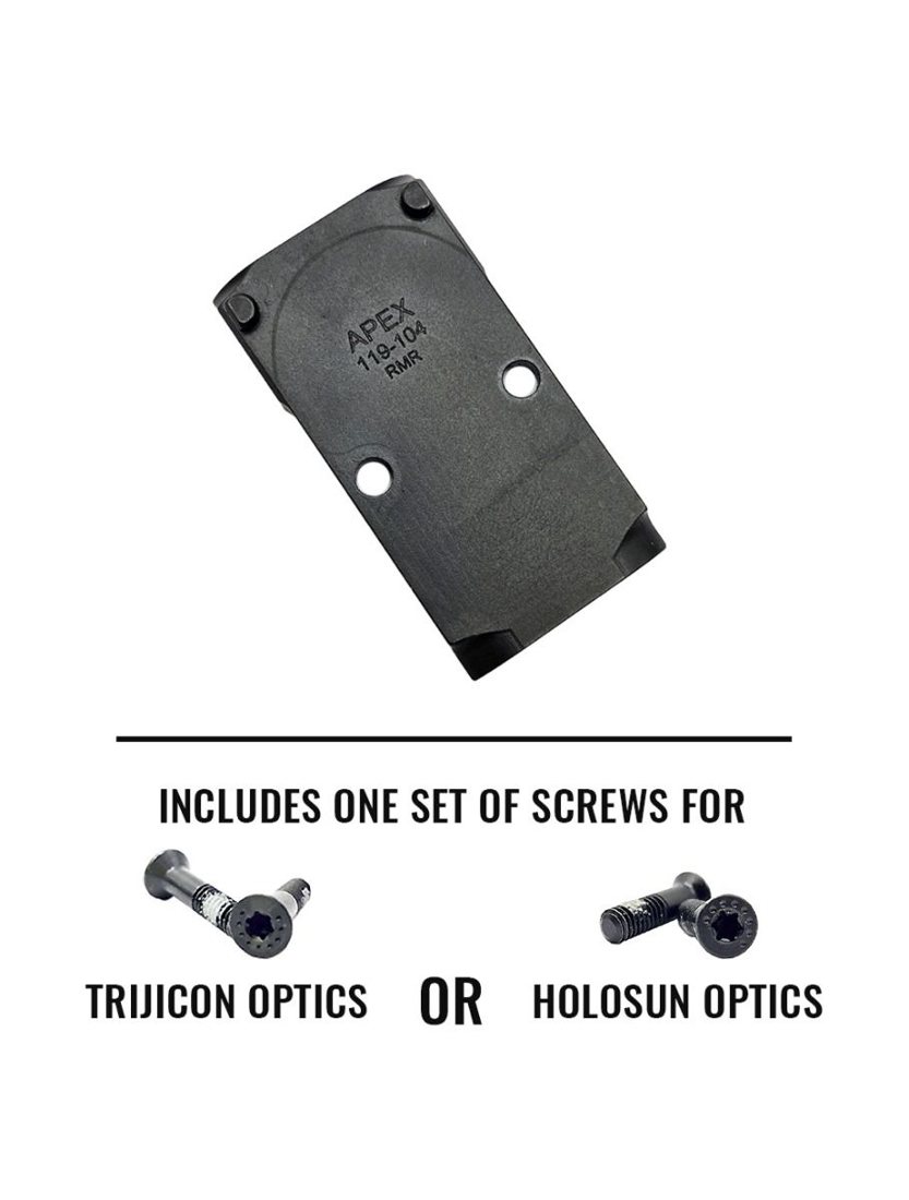 Apex Optic Mount for FN MRD Pistols to mount RMR Footprint Optics