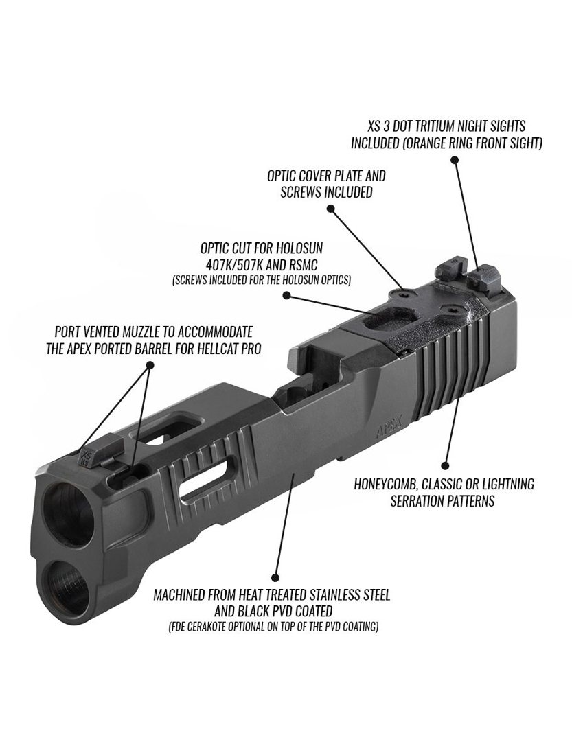 Apex Slide for Hellcat and Hellcat Pro