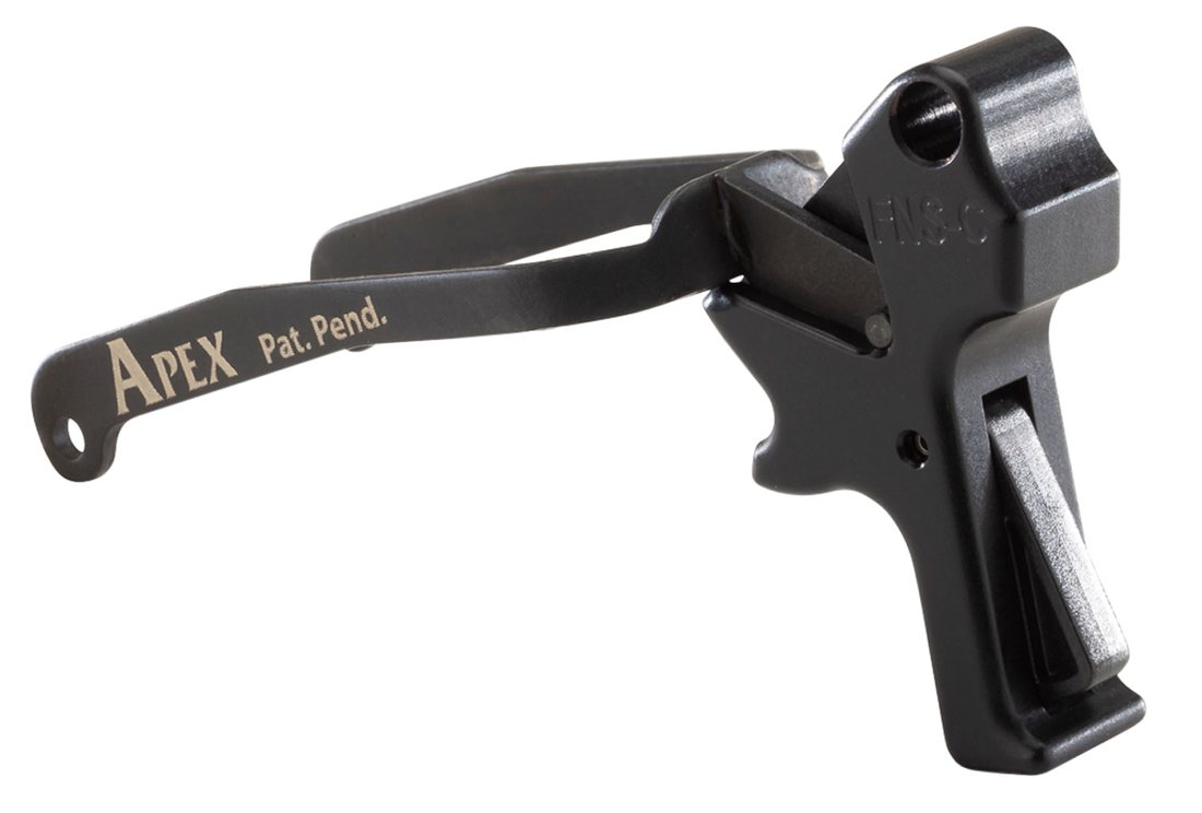 Apex Tactical 119113 Action Enhancement  Black Drop-In Trigger Fits FN FNS Compact