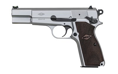 Inglis P-35N Hi-Power 9mm 4.7in Satin Nickel 15rd
