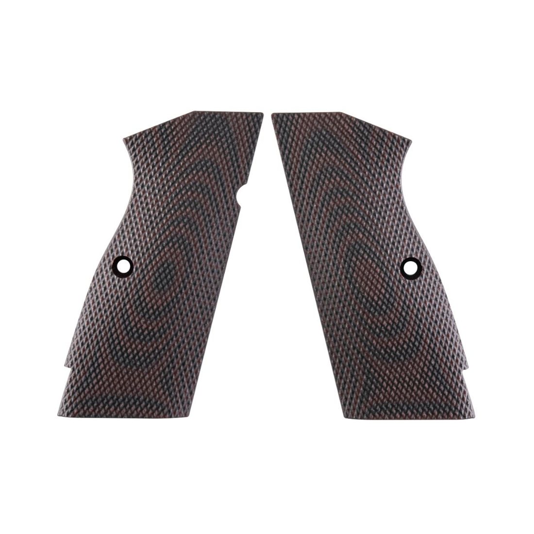 Magwell Cut Grips by LOK Grips for Springfield SA-35 Equipped with an Apex Low-Profile Magwell
