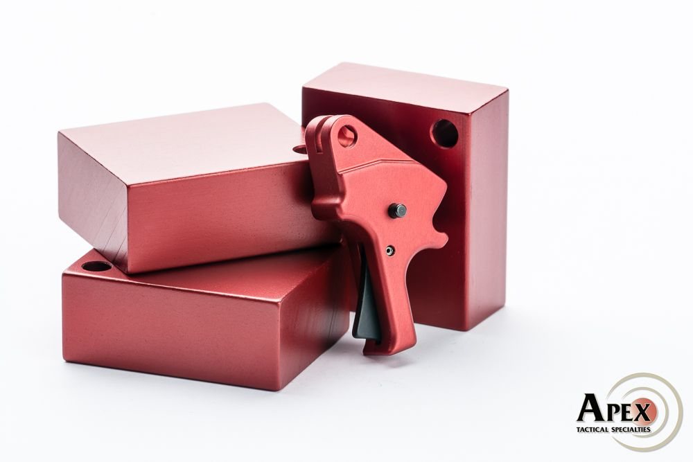 READ DESCRIPTION – Apex Gunsmith Fit Universal Trigger – Red