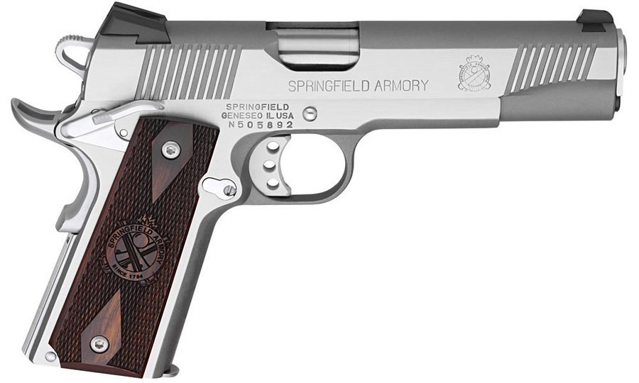Springfield 1911 Loaded 45ACP Stainless Steel