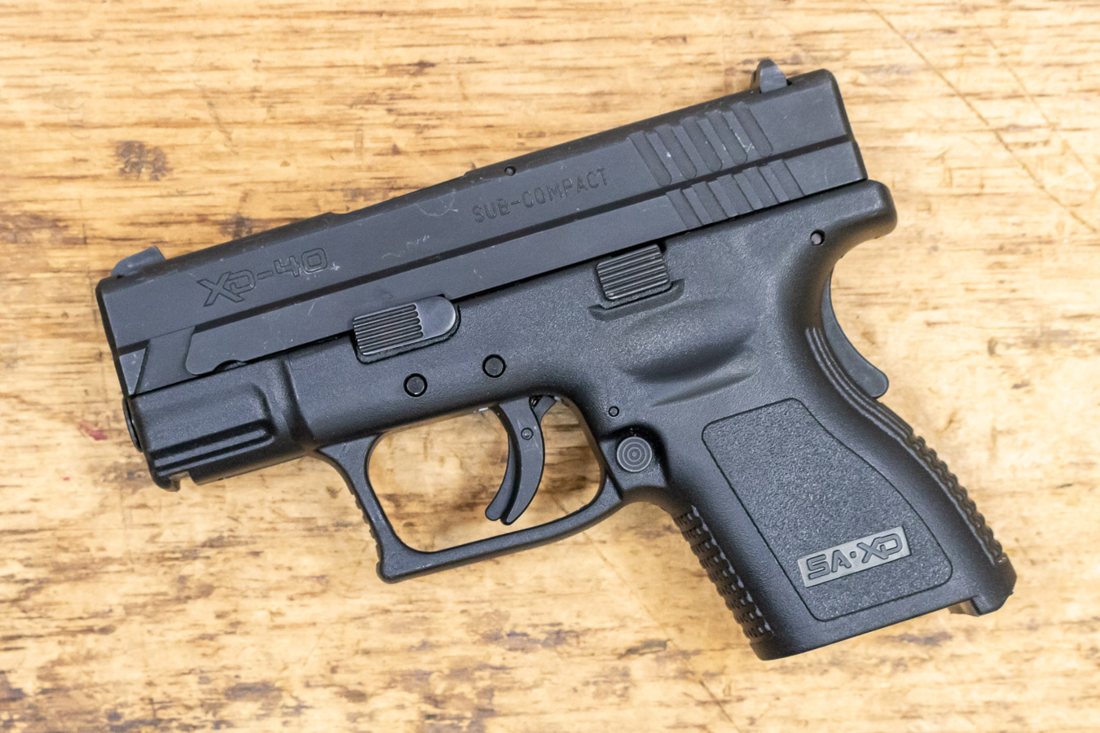 Springfield XD40 Sub-Compact 40 S&W Police Trade-in Pistol (No Magazine)